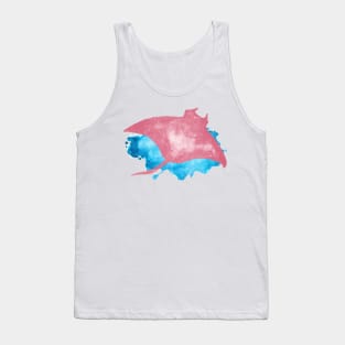 Pink Manta Ray Tank Top